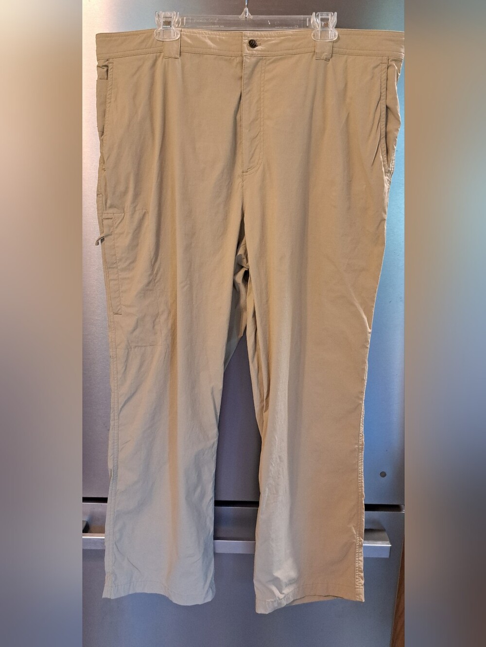 Coolibar Marco Polo Pant 40x30 Beige UPF 50+ Outdoors Hiking Active Sports Pants
